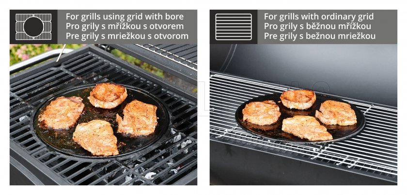 Plaque de grillade ronde LITINA (pour barbecues ROYAL CLASSIC et ROYAL GRANDE)