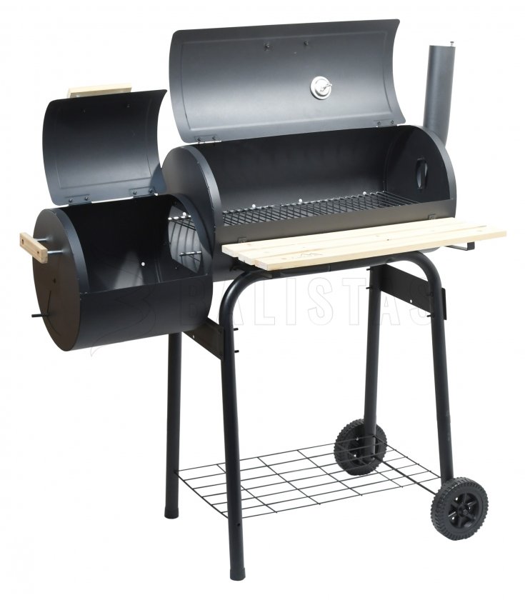 Barbecue au charbon de bois SMOKIE avec fumoir