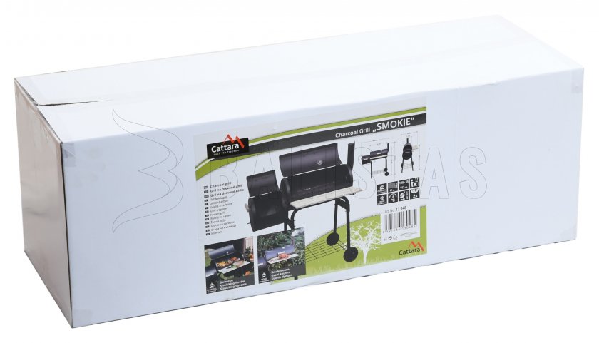 Barbecue au charbon de bois SMOKIE avec fumoir