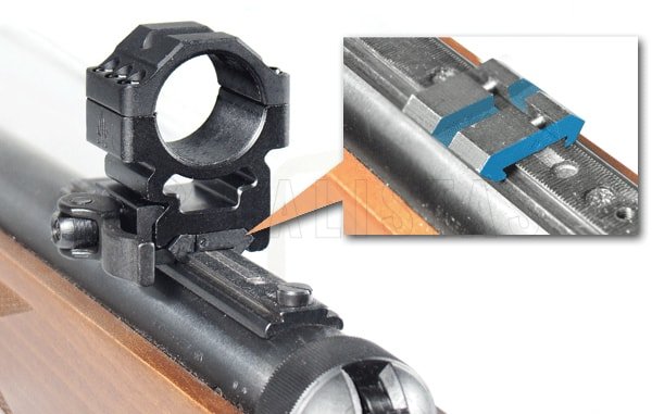 Adaptateur rail de montage 11mm vers 22mm Leapers