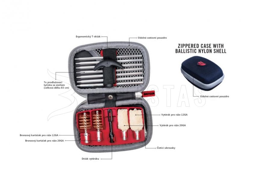 Kit de nettoyage pour fusils de chasse Real Avid Gun Boss Shotgun Cleaning Kit 12/20GA