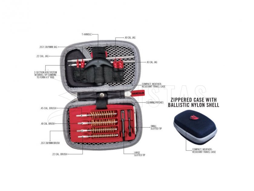 Kit de nettoyage pour armes de poing Real Avid Gun Boss Handgun Cleaning Kit