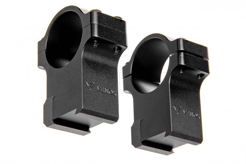 Montage Venox 16mm/25,4mm duralumin haut