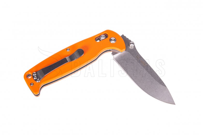 Couteau pliant Ganzo G7412 orange avec sifflet