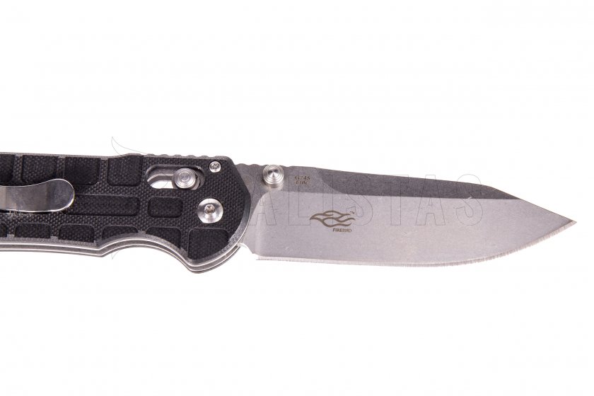 Couteau pliant Ganzo G7452P noir avec sifflet
