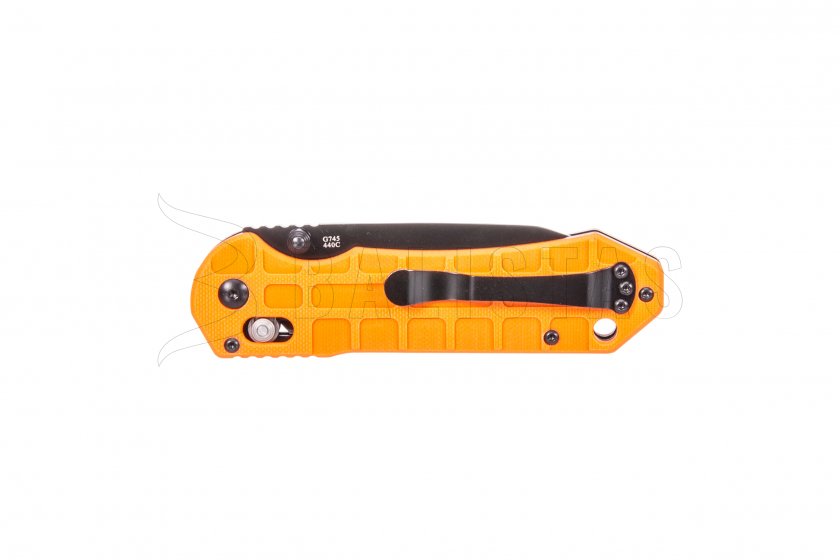 Couteau pliant Ganzo G7453P orange avec sifflet