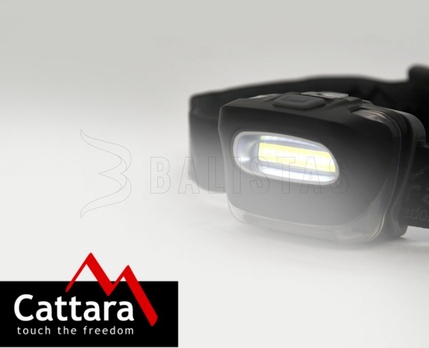 Lampe frontale Cattara HORNET 130lm COB 3xAAA
