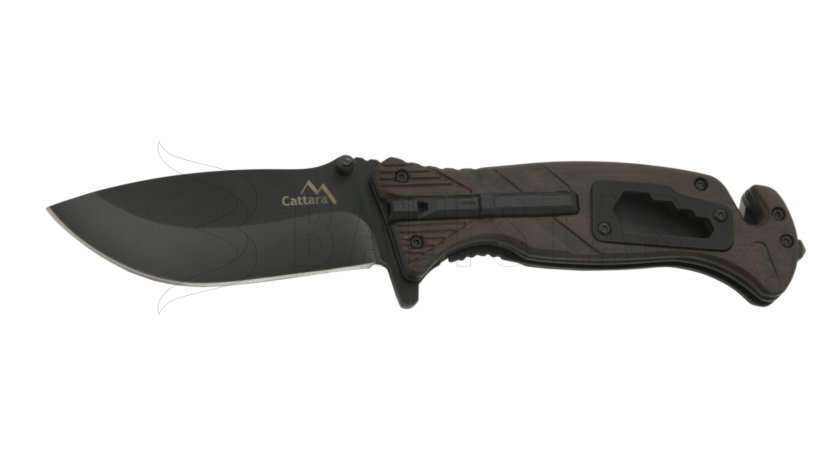 Couteau pliant BLACK BLADE avec verrou 21,7 cm