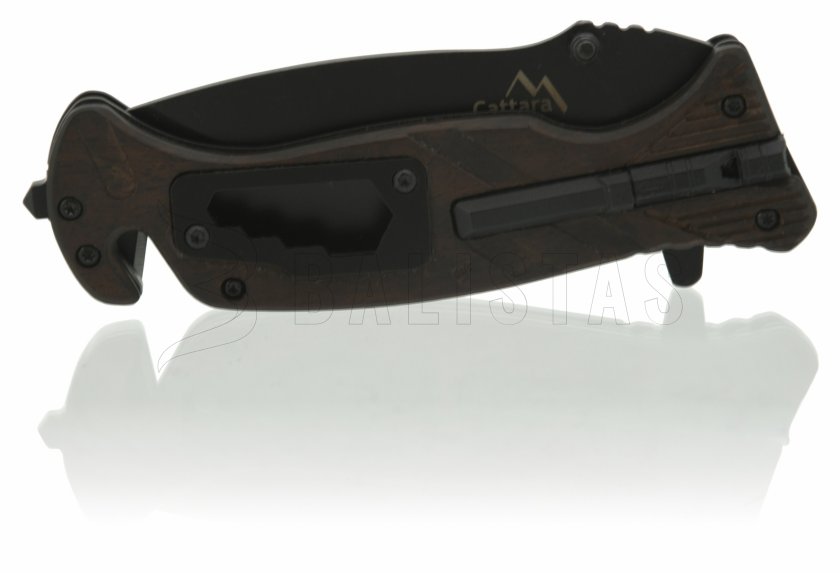 Couteau pliant BLACK BLADE avec verrou 21,7 cm
