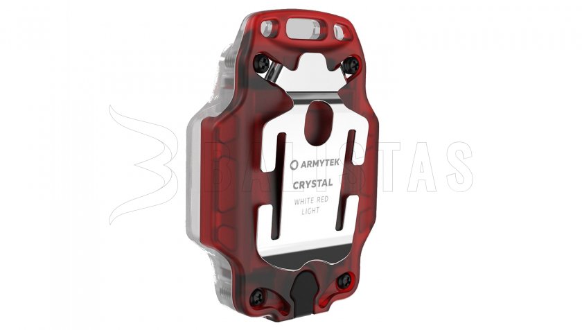 Armytek Lampe de poche multifonction Crystal - rouge
