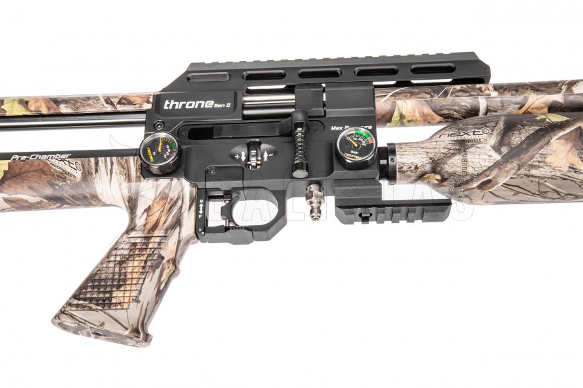 Carabine à air comprimé Reximex Throne GEN2 Camo 6,35mm