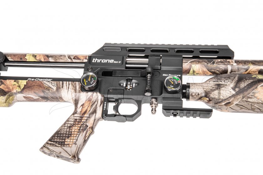 Carabine à air comprimé Reximex Throne GEN2 Camo 6,35mm