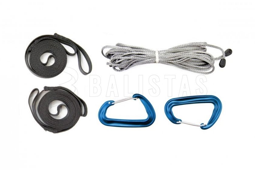Ensemble de hamacs suspendus Lesovik Smuk noir