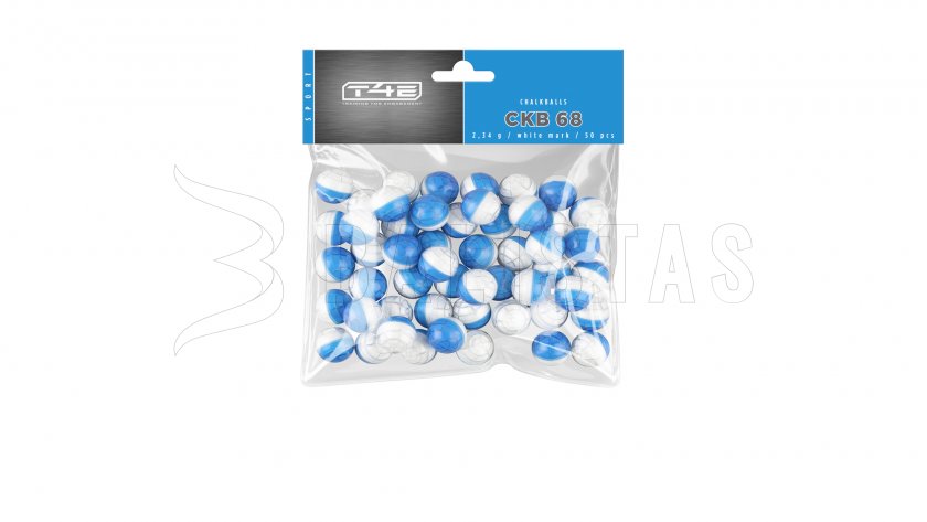 Billes T4E 68 Sport CKB white 50 pcs