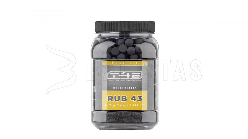 Billes RAM T4E cal.43 Gumové RUB 500pcs