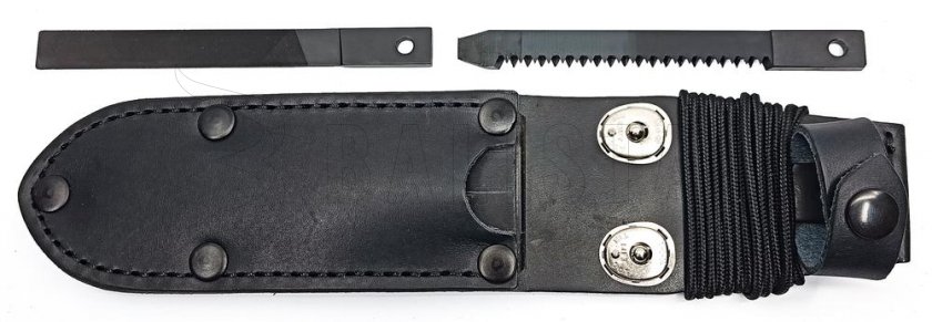 Étui Mikov UTON 362-4 en cuir, noir avec accessoires