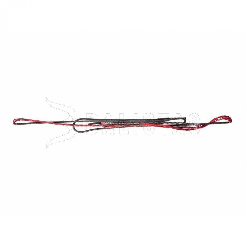 Corde pour arcs Poe Lang REX 51" noir-rouge