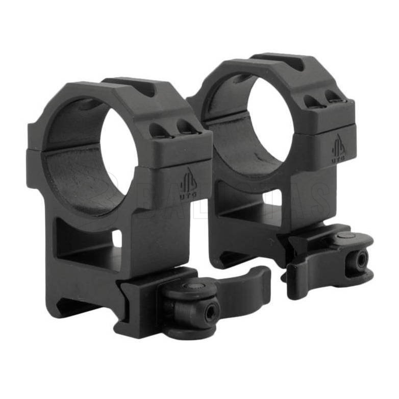 Montage UTG Max Strength QD Lock 30mm/22mm de hauteur