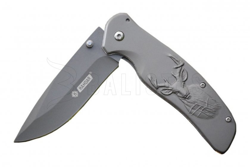 Couteau Kandar N304 cerf argenté