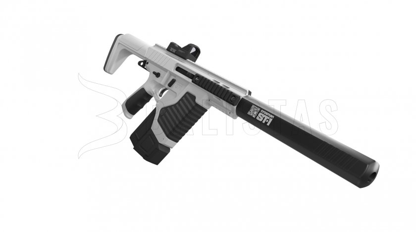 Carabine à air Crosman ST1 Full Auto 4,5 mm avec viseur point rouge