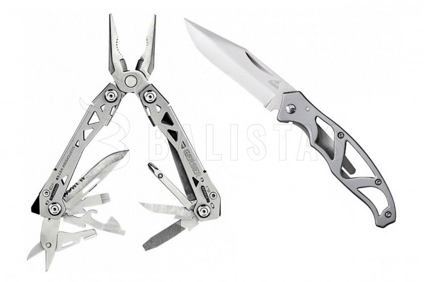 Set Pince Gerber Suspension-NXT + Couteau Mini Paraframe, Boîte cadeau