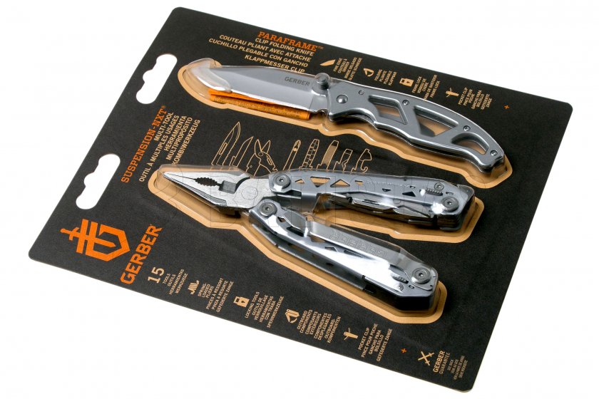Set Pince Gerber Suspension-NXT + Couteau Paraframe I