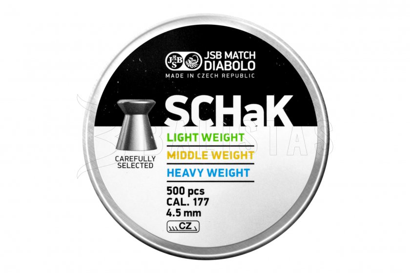 Diabolo JSB SCHaK 4,50mm 0,520g 500pcs