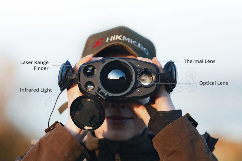 Jumelles d'imagerie thermique LRF Hikmicro RAPTOR RQ50L