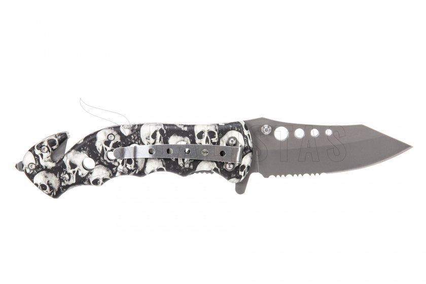 Couteau Kandar N483 Skull