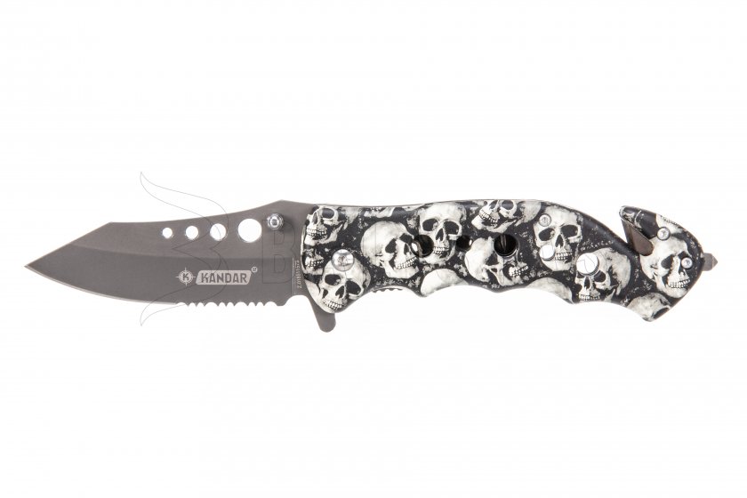 Couteau Kandar N483 Skull