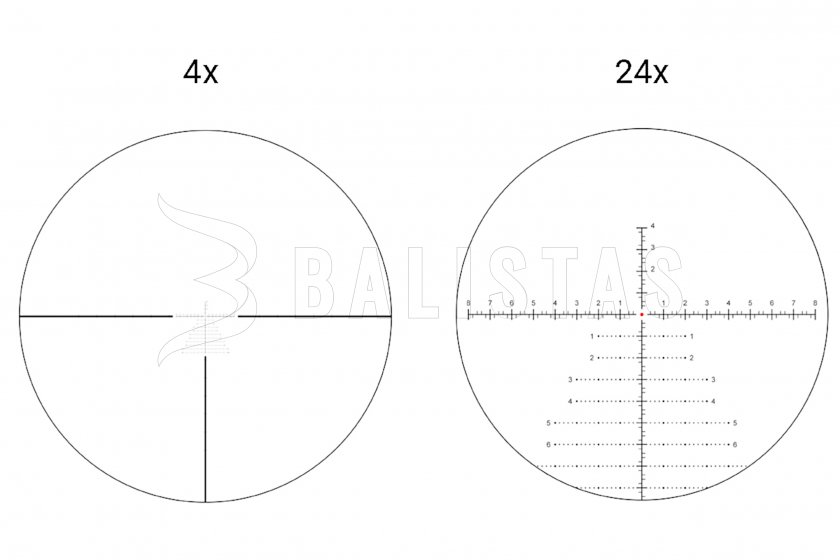 Lunette de visée Vector Optics Continental x6 4-24x56 FFP VCT-34 MRAD
