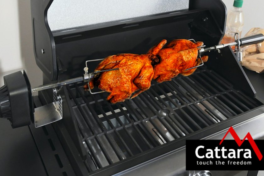 Aiguille à griller Cattara UNI 84/94cm 230V