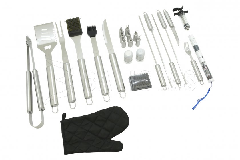 Set d’ustensiles de barbecue Cattara 27 pcs