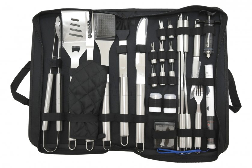 Set d’ustensiles de barbecue Cattara 27 pcs