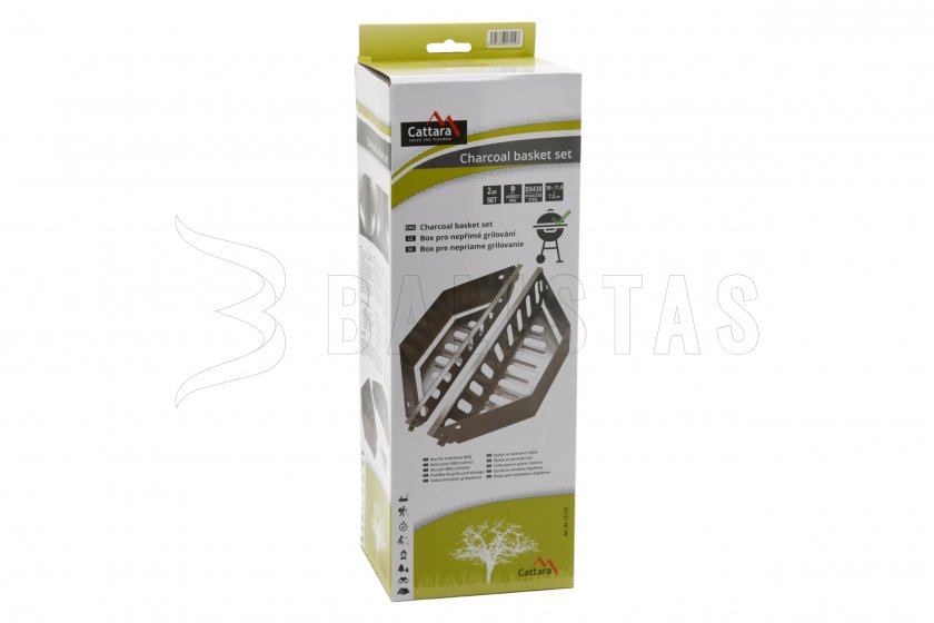 Boîte pour grillades indirectes Cattara 2pcs