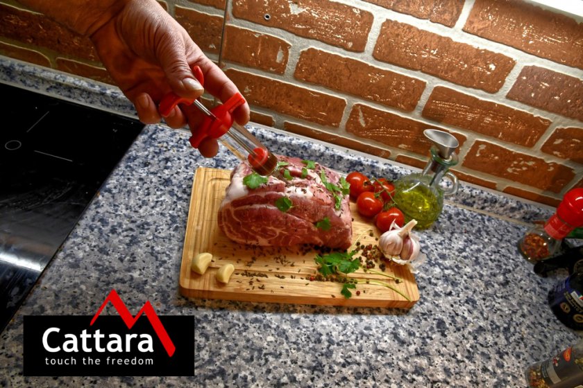 Seringue de dosage pour marinade Cattara