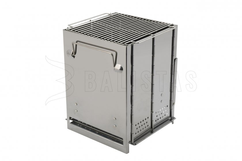 Grill cuiseur bois cube pliable