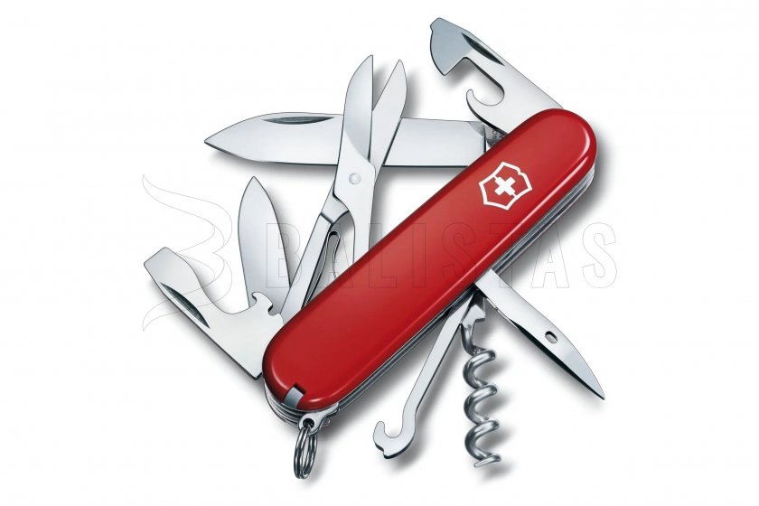 Couteau de poche multifonction Victorinox Climber rouge - emballage blister