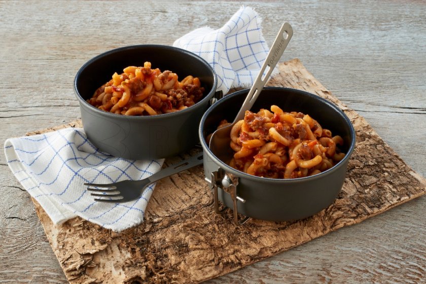 Ragoût de bœuf épicé avec pâtes Trek'n Eat