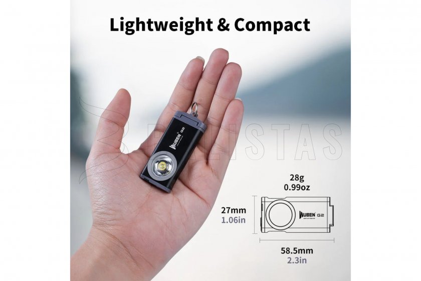 Lampe de poche Wuben G2 verte