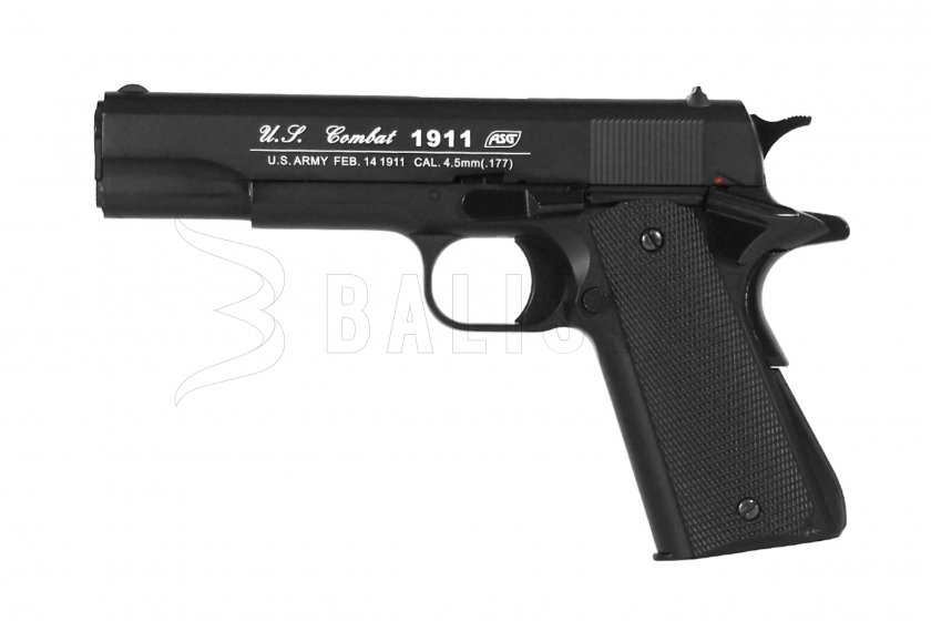 Pistolet à air comprimé ASG 1911 US-C blowback 4,5mm