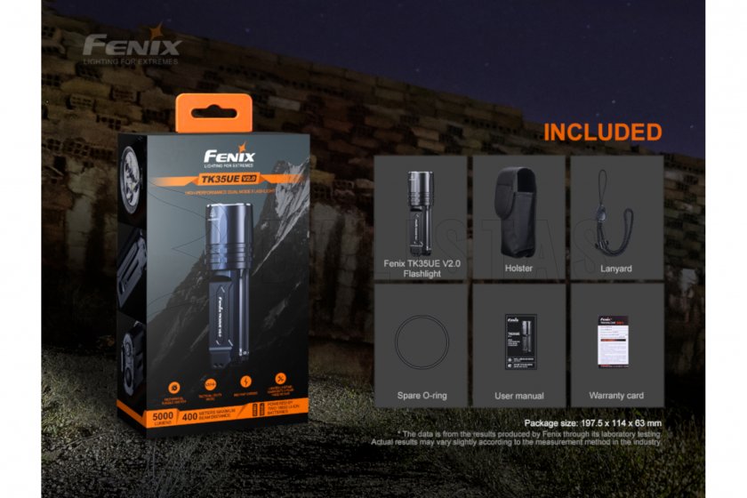 Lampe LED Fenix TK35 UE V2.0