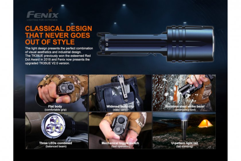 Lampe LED Fenix TK35 UE V2.0