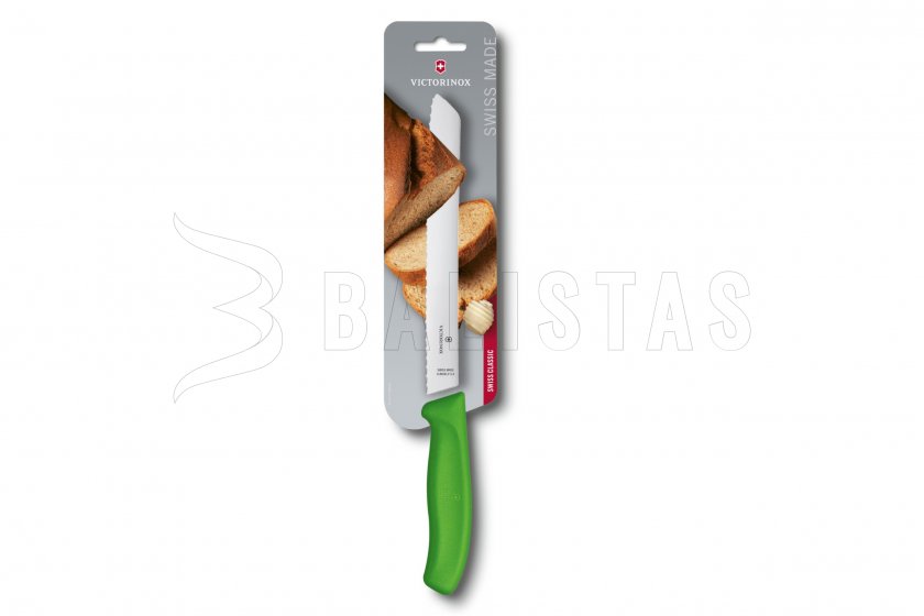 Couteau à pain Victorinox 21cm vert