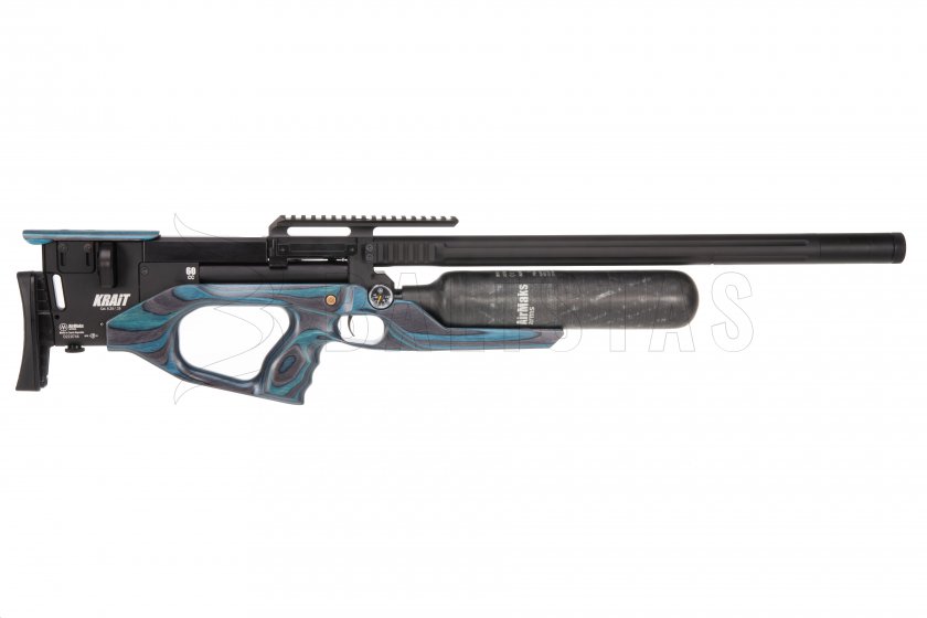 Carabine à air comprimé AirMaks Krait WX 700cc 6,35mm Blue Lamino
