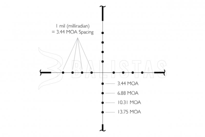 Lunette Hawke Vantage 3-9x50AO MilDot 25,4mm