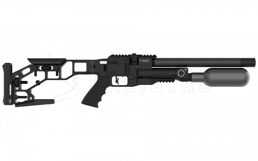 Carabine à air EPIC TWO 6,35mm, CZ 300mm, CFB, Picatinny, crosse pliante