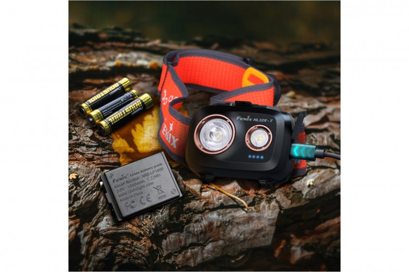 Lampe frontale rechargeable Fenix HL32R-T noire