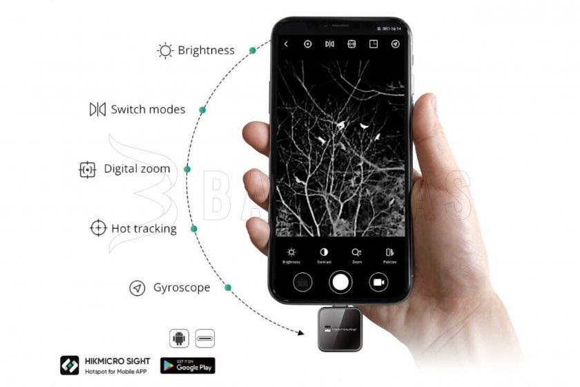 Imageur thermique pour smartphone Hikmicro EXPLORER E20 Plus