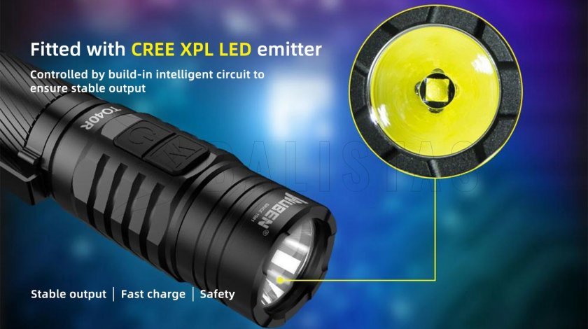 Lampe de poche Wuben TO40R